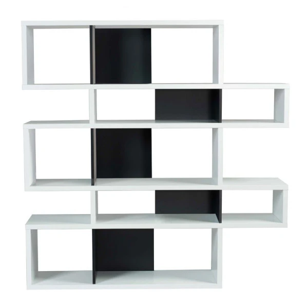 Design Boekenkast Wit 160 Cm 5 Design Boekenkast Wit 160 Cm - Afbeelding 3