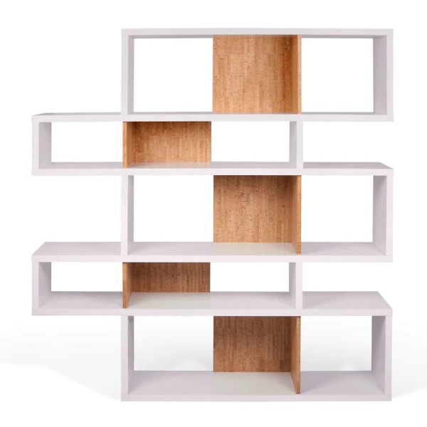 Design Boekenkast Wit 160 Cm 6 Design Boekenkast Wit 160 Cm - Afbeelding 4