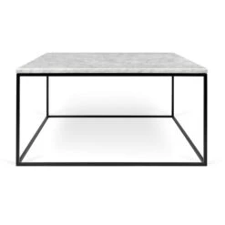 Witte Salontafel Marmer 75 Cm