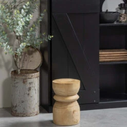 WOOOD Natuurlijke Kruk Van Hout -Zuiver Verkoop woood bikkel natuurlijke kruk van naturel hout 03 1