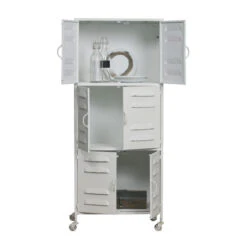 WOOOD Zwarte Lockerkast Op Wielen -Zuiver Verkoop woood boaz verrijdbare lockerkast 04