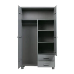 WOOOD Grenen Kledingkast -Zuiver Verkoop woood dennis grenen kledingkast 04