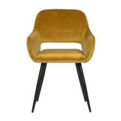 WOOOD Velvet Eetkamerstoel Met Armleuningen (set Van 2) -Zuiver Verkoop woood jelle fluwelen eetkamerstoel modern 01