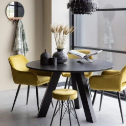 WOOOD Velvet Eetkamerstoel Met Armleuningen (set Van 2) -Zuiver Verkoop woood jelle fluwelen eetkamerstoel modern 07