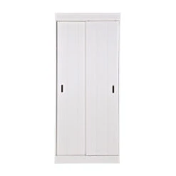 WOOOD Witte Kast Met Schuifdeuren