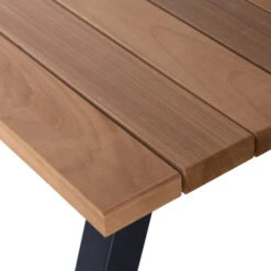 WOOOD Tuintafel Hout Met Stalen Poten -Zuiver Verkoop woood tablo outdoor tuintafel hout met stalen poten 04