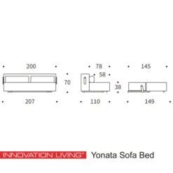 Slaapbank Met Pocket Vering Matras -Zuiver Verkoop z yonata icon