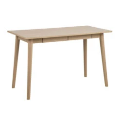 Scandinavisch Bureau Eiken Met Twee Lades