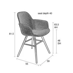 Zuiver Gestoffeerde Kuipstoel Met Arm -Zuiver Verkoop zuiver albert kuip soft gestoffeerde kuipstoel met arm 10