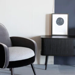 Zuiver Zwart Design Tv-dressoir -Zuiver Verkoop zuiver barbier black zwart design dressoir 9