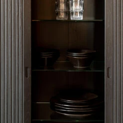 Zuiver Zwarte Design Wandkast -Zuiver Verkoop zuiver barbier black zwarte design wandkast 2