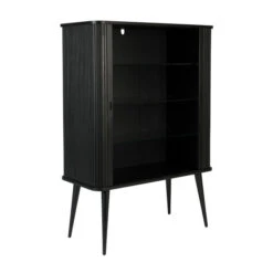 Zuiver Zwarte Design Wandkast -Zuiver Verkoop zuiver barbier black zwarte design wandkast 6