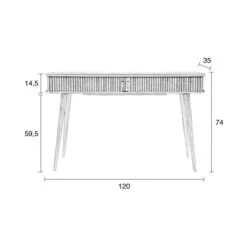 Zuiver Design Sidetable Walnoot -Zuiver Verkoop zuiver barbier walnut design sidetable walnoot 12