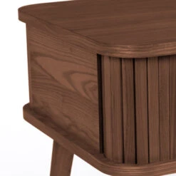 Zuiver Retro Nachtkastje Walnoot -Zuiver Verkoop zuiver barbier walnut retro nachtkastje walnoot 06