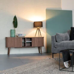 Zuiver Walnoot Tv-dressoir -Zuiver Verkoop zuiver barbier walnut walnoot tv dressoir 02