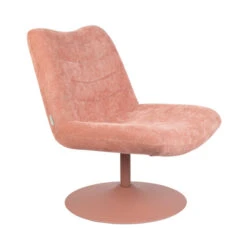 Zuiver Draaifauteuil Retro Design -Zuiver Verkoop zuiver bubba roze draaifauteuil modern retro design 01 1
