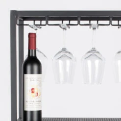 Zuiver Zwart Metalen Wijnrek -Zuiver Verkoop zuiver cantor s zwart metalen wijnrek 06