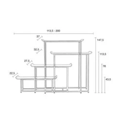 Zuiver Design Stelling Kast -Zuiver Verkoop zuiver flodka design stelling kast 10