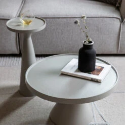 Zuiver Ronde Salontafel Van Aluminium 16 Zuiver Ronde Salontafel Van Aluminium -Zuiver Verkoop zuiver floss ronde salontafel van aluminium grijs 07 1