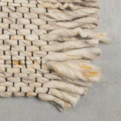 Zuiver Handgeweven Tapijt Wol -Zuiver Verkoop zuiver frills handgeweven tapijt wol grijsblauw 06 1