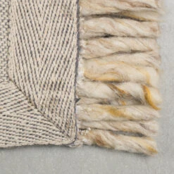 Zuiver Handgeweven Tapijt Wol -Zuiver Verkoop zuiver frills handgeweven tapijt wol grijsblauw 08 1