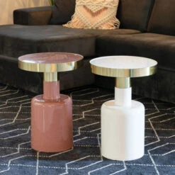 Zuiver Emaille Bijzettafel -Zuiver Verkoop zuiver glam emaille bijzettafel 05
