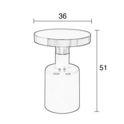 Zuiver Emaille Bijzettafel -Zuiver Verkoop zuiver glam emaille bijzettafel 07