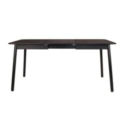 Zuiver Uitschuifbare Eettafel Zwart Hout -Zuiver Verkoop zuiver glimps verstelbare eettafel zwart geverfd hout 03