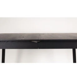 Zuiver Uitschuifbare Eettafel Zwart Hout -Zuiver Verkoop zuiver glimps verstelbare eettafel zwart geverfd hout 07