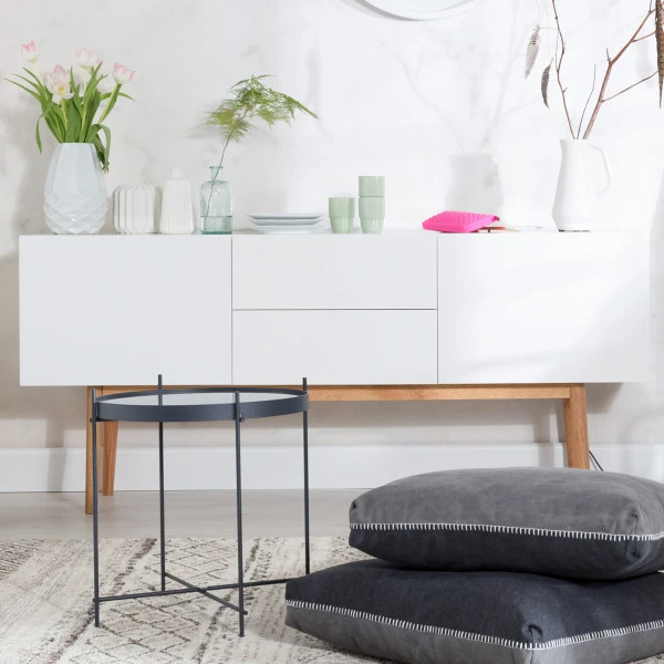 Zuiver Hoogglans Dressoir Eiken 160 Cm 3 Zuiver Hoogglans Dressoir Eiken 160 Cm