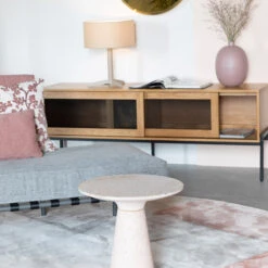 Zuiver Kleurrijk Vloerkleed Rond 240 Cm -Zuiver Verkoop zuiver hilton kleurrijk vloerkleed rond 240 cm roze 8 1