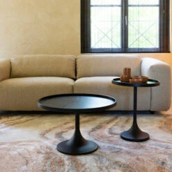 Zuiver Ronde Salontafel Zwart Eiken -Zuiver Verkoop zuiver jason ronde salontafel zwart eiken 03