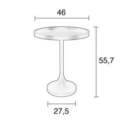 Zuiver Zwarte Bijzettafel -Zuiver Verkoop zuiver jason zwarte bijzettafel 07