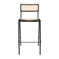 Zuiver Hoge Retro Barkruk Met Rotan -Zuiver Verkoop zuiver jort hoge retro barkruk met rotan 02