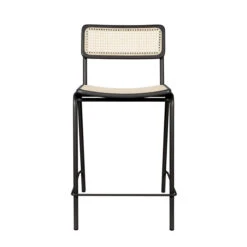 Zuiver Lage Retro Barkruk Met Rotan -Zuiver Verkoop zuiver jort lage retro barkruk met rotan 02