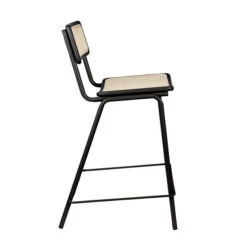 Zuiver Lage Retro Barkruk Met Rotan -Zuiver Verkoop zuiver jort lage retro barkruk met rotan 03