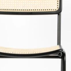 Zuiver Retro Eetkamerstoel Rotan Webbing -Zuiver Verkoop zuiver jort retro stoel met rotan 06