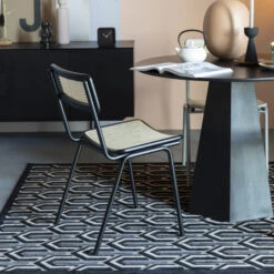 Zuiver Retro Eetkamerstoel Rotan Webbing -Zuiver Verkoop zuiver jort retro stoel met rotan 11