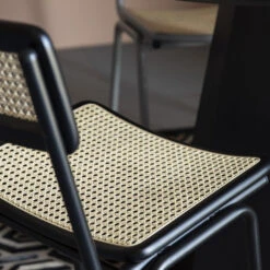 Zuiver Retro Eetkamerstoel Rotan Webbing -Zuiver Verkoop zuiver jort retro stoel met rotan 14