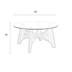 Zuiver Design Salontafel Hout -Zuiver Verkoop zuiver kobe design salontafel hout 07 1