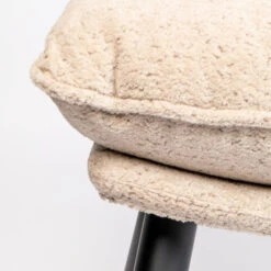 Zuiver Zachte Voetenbank Van Teddy Stof -Zuiver Verkoop zuiver lazy sack teddy zachte voetenbank van teddy stof 06