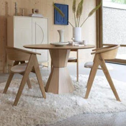 Zuiver Ronde Eettafel Eiken -Zuiver Verkoop zuiver lotus ronde eettafel eiken 05