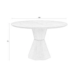 Zuiver Ronde Eettafel Eiken -Zuiver Verkoop zuiver lotus ronde eettafel eiken 06