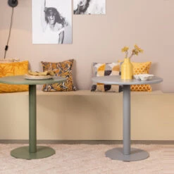 Zuiver Kleine Ronde Tuintafel Metaal -Zuiver Verkoop zuiver metsu ronde stalen bistrotafel 01