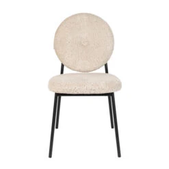 Zuiver Retro Eetkamerstoel Teddy Stof -Zuiver Verkoop zuiver mist retro eetkamerstoel met teddy stof 02