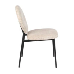 Zuiver Retro Eetkamerstoel Teddy Stof -Zuiver Verkoop zuiver mist retro eetkamerstoel met teddy stof 03