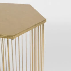 Zuiver Zeshoekige Metalen Bijzettafel -Zuiver Verkoop zuiver queenbee zeshoekige metalen bijzettafel 06