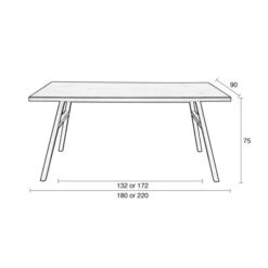 Zuiver Visgraat Eettafel Eiken -Zuiver Verkoop zuiver seth eiken werktafel 09