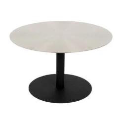 Zuiver Ronde Design Salontafel -Zuiver Verkoop zuiver snow brushed ronde design salontafel zilver 1 1