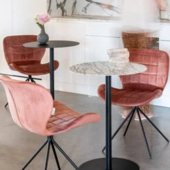 Zuiver Ronde Bistrotafel Marmer -Zuiver Verkoop zuiver snow metalen bistrotafel 06